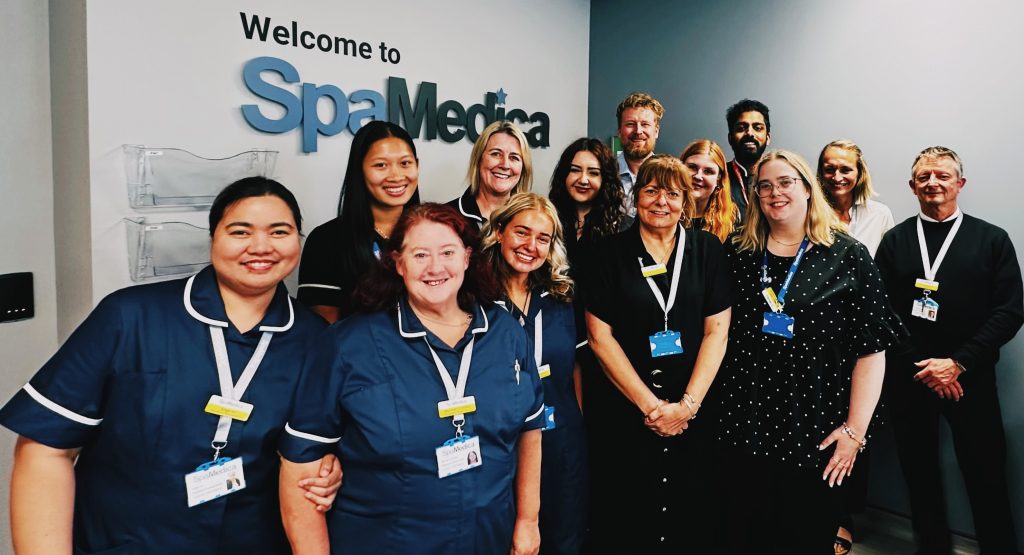 Picture of staff at SpaMedica Portsmouth